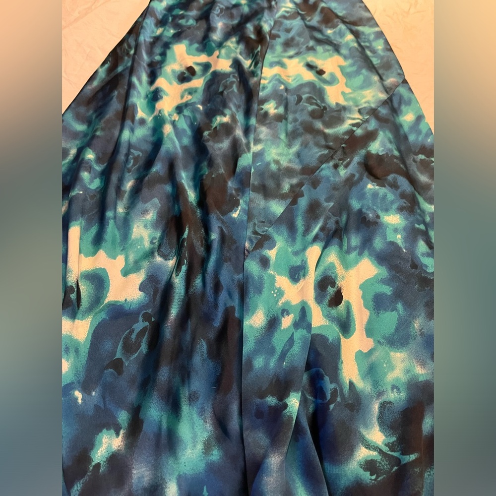 Cato Blue Tie Dye maxi skirt - Picture 2 of 5